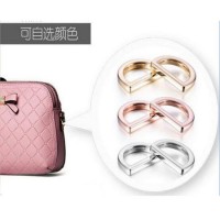 Handbag Hardware Accessories Ring Diecast Zinc D Rings Metal Ring Zinc Alloy D-Ring for Garment  Bag