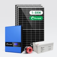 Sunpal Hybrid off Grid Solar System 1kw 2kw 3kw 4kw 5kw 3000W 5000W Solar Panel System Home Price