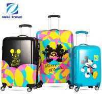 Fama Manufacturer Customize Travel Hardside Print Cartoon Cabin Hand Carry on Spinner ABS PC Printin