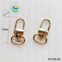 Oval Ring Shape Spring Hook Hook Metal Connector Bag/ Shoe/Handbag Accessories Keychain Clip Swivel/