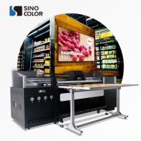 Sinocolor 2m 2.6m 3.2m Large Format I3200 Head High Resolution 2400dpi Photo Quality Hybrid Inkjet I