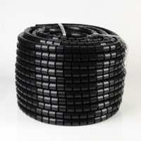 20mm Great Abrasion Resistance PE Spiral Cable Wrap for Wire Management Tidy