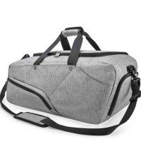 45L Gym Bag Sports Duffle Bag with Shoes Compartment Waterproof Large Travel Duffel Bags Weekender O