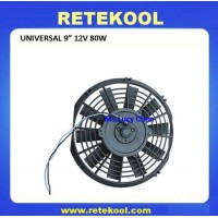Universal 9" Inch Auto Condenser Radiator Fan Motor Auto AC Parts