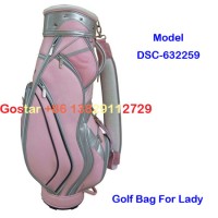 Custom Red Golf Staff Bag