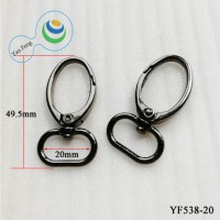 49.5*20mm Hot Sales Circle Buckle Hook Metal Connector Bag/ Shoe/Handbag Accessories Keychain Clip S