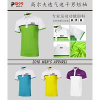 Custom Mens Golf Dry Fit Polo Shirts with Embroidery Logo