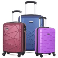 Promotional Travelling Trolley Travel ABS Plastic Hardside Suitcase