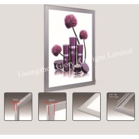 Photo Picture Silver Metal Silver Snap Frame/ Snap Display Frame