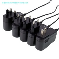 Factory Price Free Sample 12W 12V1a 5V2a Wall Mount Charger/Switching Power Supply/AC DC Adapter wit