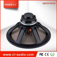 Professional Sound System High Efficient 15'' Coaxial Neodymium  Brown Cone  3''