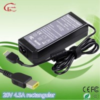 Notebook AC DC Power Adapter Laptop Charger Computer Parts for IBM/Lenov 20V 4.5A DC USB Port
