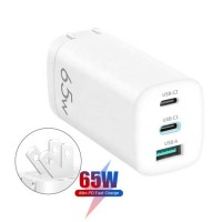 High-Speed USB C Charger 61W Pd 3.0 Wall Charger GaN Charger Foldable Adapter for Notebook PRO/Air