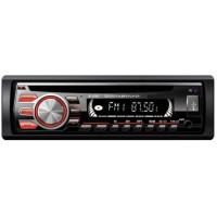 Single DIN Detachable Panel Car FM CD Audio Player