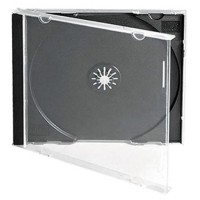 CD DVD Box CD Case CD Cover 10.4mm Single Square with Black Tray Good Quality Cheaper Price