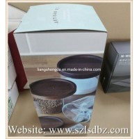 Custom Color Folding Kraft Paper Box with Ribbon Closure Gift Box