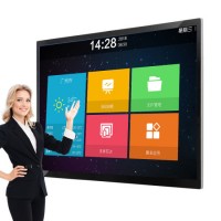 65 Inch Touch Screen Monitor Ipx 7 Touch Monitor Ritmo Card Computer Dual System LCD Displays