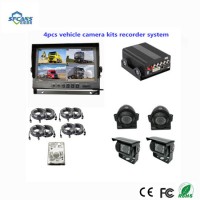 4CH 2*SD Mini Mobile DVR Box Remote Real-Time Video/ WiFi /GPS Tracking for Car Taxi