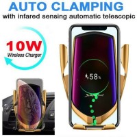 Wireless Car Charger Automatic Clamp 10W Fast Charge Holder Foriphone11PRO Xr Xs Forhuawei P30PRO In
