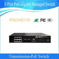 Dahua 8-Port Poe Gigabit Managed Switch (PFS4210-8GT-150)
