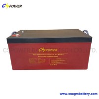 Cspower Battery 12V300ah Deep Cycle Long Life High/Coldtemperatura Rechargeable Gel Storage Battery