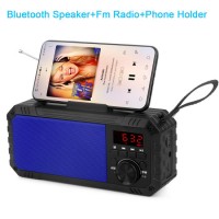 New Portable Mobile Phone Stand Power Speakers FM Radio Computer Accessories Potable Bluetooth Speak