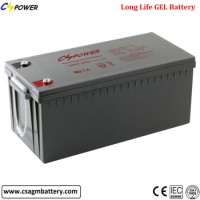 Maintenance Free VRLA Gel Battery 12V230ah Energy Storage Battery Solar UPS Power