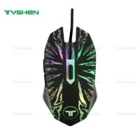 Hot Sale Gaming Mouse  Entry Level  7 Color Breathing Light  800/1200/1600/2400 Dpi