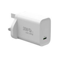 Product 30W Pd Portable Fast Wall Charger EU/Us/UK Plug Travel Charger for Notebook