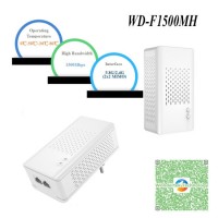 1500Mbps with Wi-Fi Powerline Adapter for Home and Office