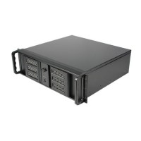 Custom 3u 19'' Rackmount Hot-Swap Hard Drive RAID Storage Server Case Anodized Black Alumi
