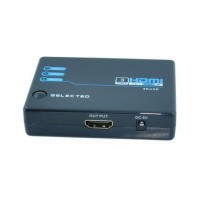 New Design HDMI Switch 3X1 Support 3D 1080P 4K*2K 3 in 1 out HDMI Switcher