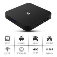 Hot Sale America Streaming Media Player Amlogic S905W Quad Core Android Box