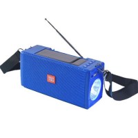 Solar-Powered Outdoor Multifunctional LED Flashlight FM Radio Solar Radio