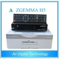 Original Linux HD Receiver Zgemma H5 with Combo DVB-S2+T2/C Tuner