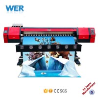 Wer-China Eco Solvent Printer Digital Flex Printing Machine with Dx5 Printhead  Large Format Printer