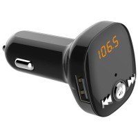 New Arrival FM Bc40 Wireless Car Charger MP3 Transmitter Dual USB Charging Hands-Free Support TF Car