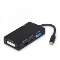 "6 in 1 Type-C USB 3.1 Type C to VGA HDMI DVI Audio USB Pd Female Adapter Cable Converter