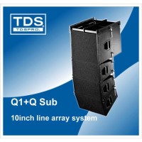 Q1+Q Sub Dual 10inch Line Array Speaker System for Live Music