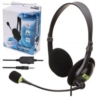 Call Center Wired Headset with Microphone Telephone Operator Headphone Noise Canceling for Computer