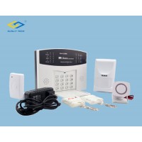 PSTN Intelligent Wireless House Alarms Systems with 8 Wired and 32 Wireless Zones