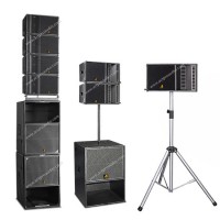 A2 Double 10 Inch Single 18 Inch Subwoofer Portable Professional Outdoor Stage Line Array Speaker So