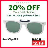 Polarized 3D Clip-on Eyewear Glasses Optical Sun Shield