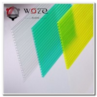 2 Layer 4mm Thick Hollow Polycarbonate Roofing PC Material Roofing Multiwall Sheet