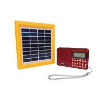 Mini Solar Panel Sw FM MP3 Player Digital Radio
