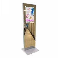 55 Inch Floor Standing LCD Advertising Display Video Ad Player with Magic Mirror