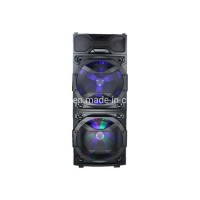 Leisound High Power Double 12 Inch USB Bluetooth DJ Stage Speaker with LED Flashing Light
