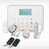 2016 Wolf Guard New Product 11 Multi Language Mobile APP Support Wireless Safe House 868MHz Alarm Sy