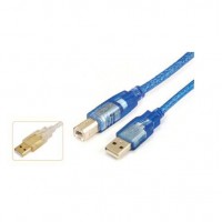 USB 2.0 Am-Bm  Clear Cable  Hot Sale USB Cable