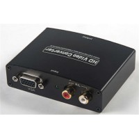 PC VGA Component Video + Audio (R/L) to HDMI Converter